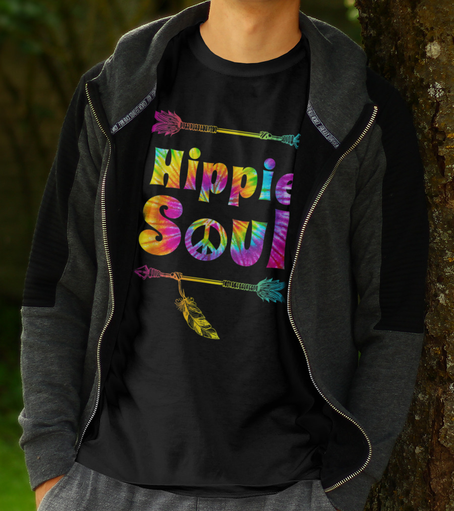 Hippie Soul Tie Dye Peace Tribal Love T-Shirt