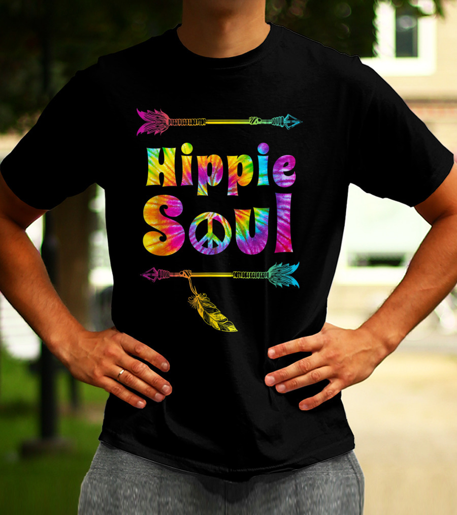 Hippie Soul Tie Dye Peace Tribal Love T-Shirt