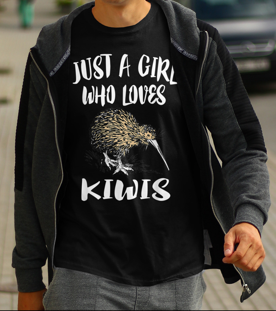Just A Girl Who Loves Kiwis Kiwi Bird T-Shirt