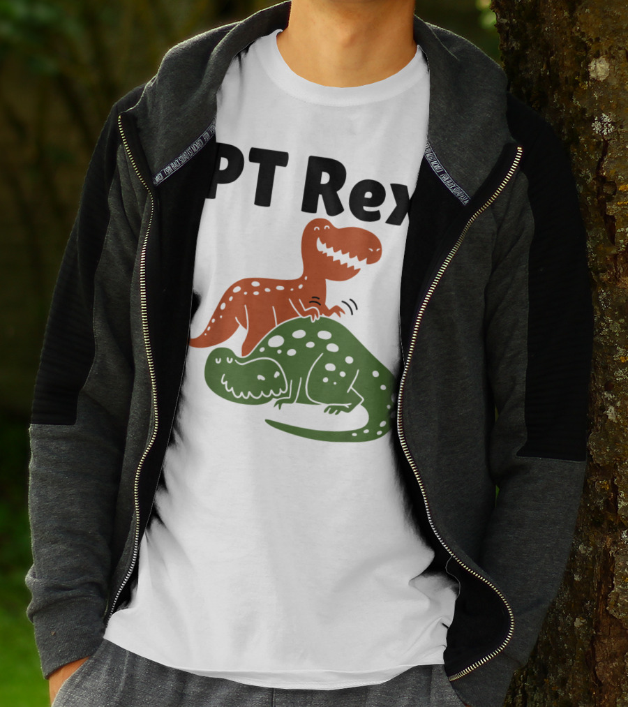 PT Rex Physical Therapist Dinosaur Humor T-Shirt