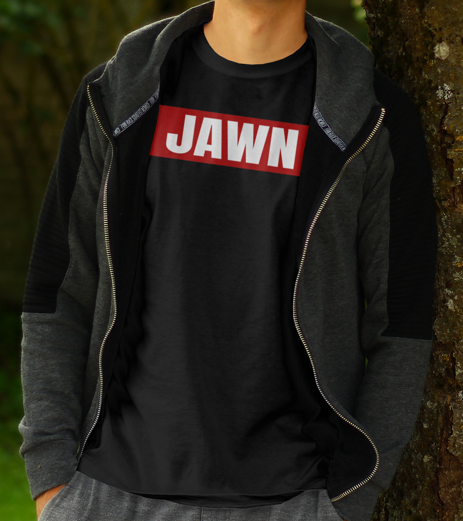 Philadelphia Jawn Bold Red Block Text T-Shirt