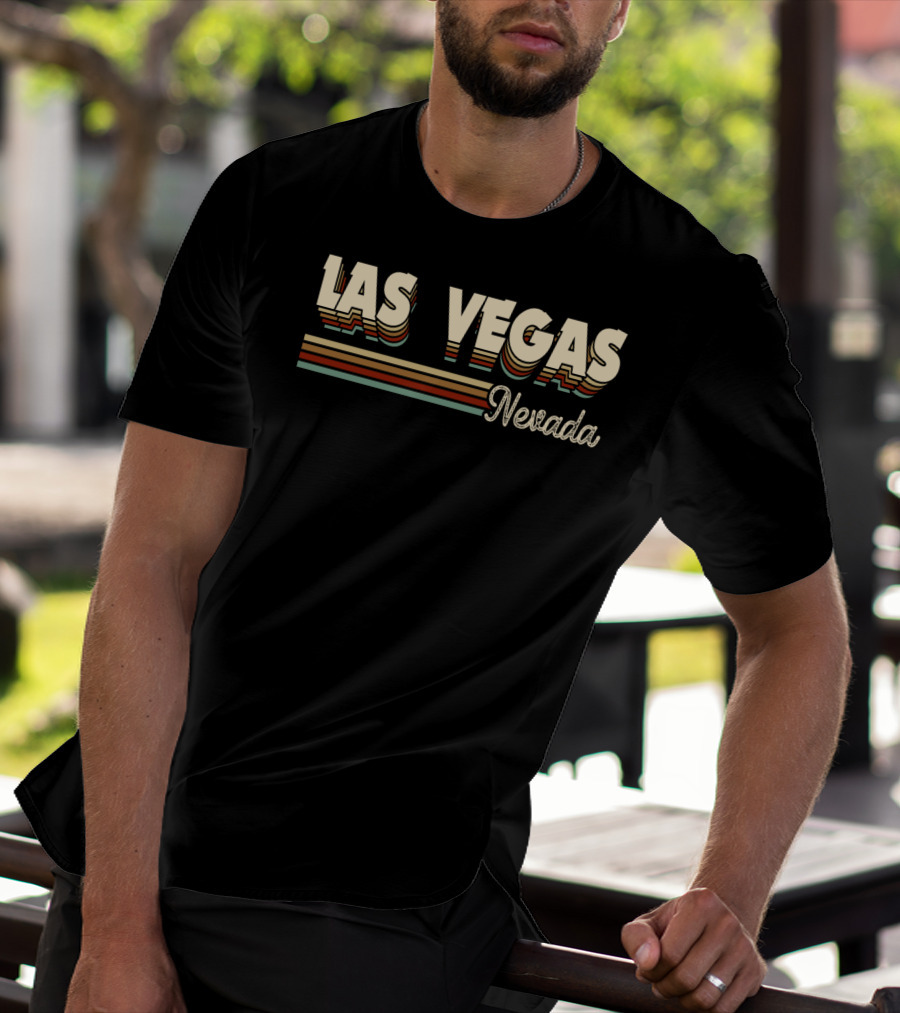 Las Vegas Nevada Retro Vintage 70s 80s T-Shirt