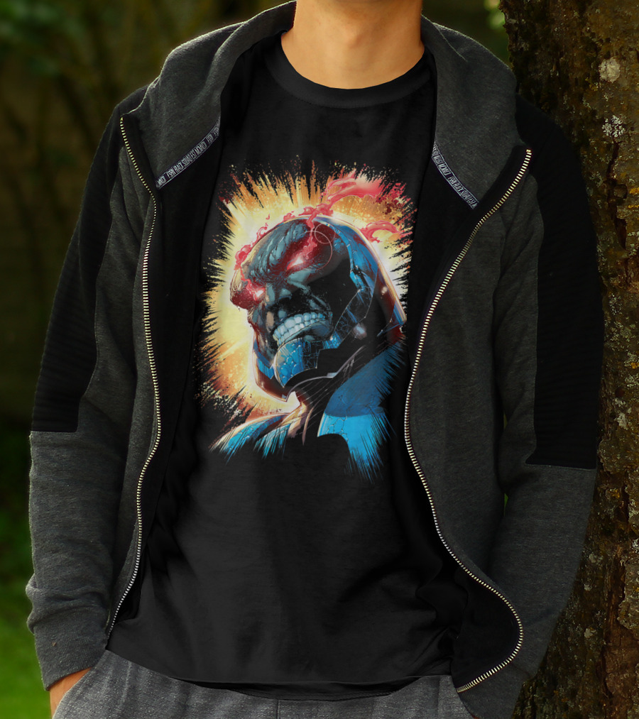 Justice League Darkseid Is Apokolips Omega Beam Wrath T-Shirt