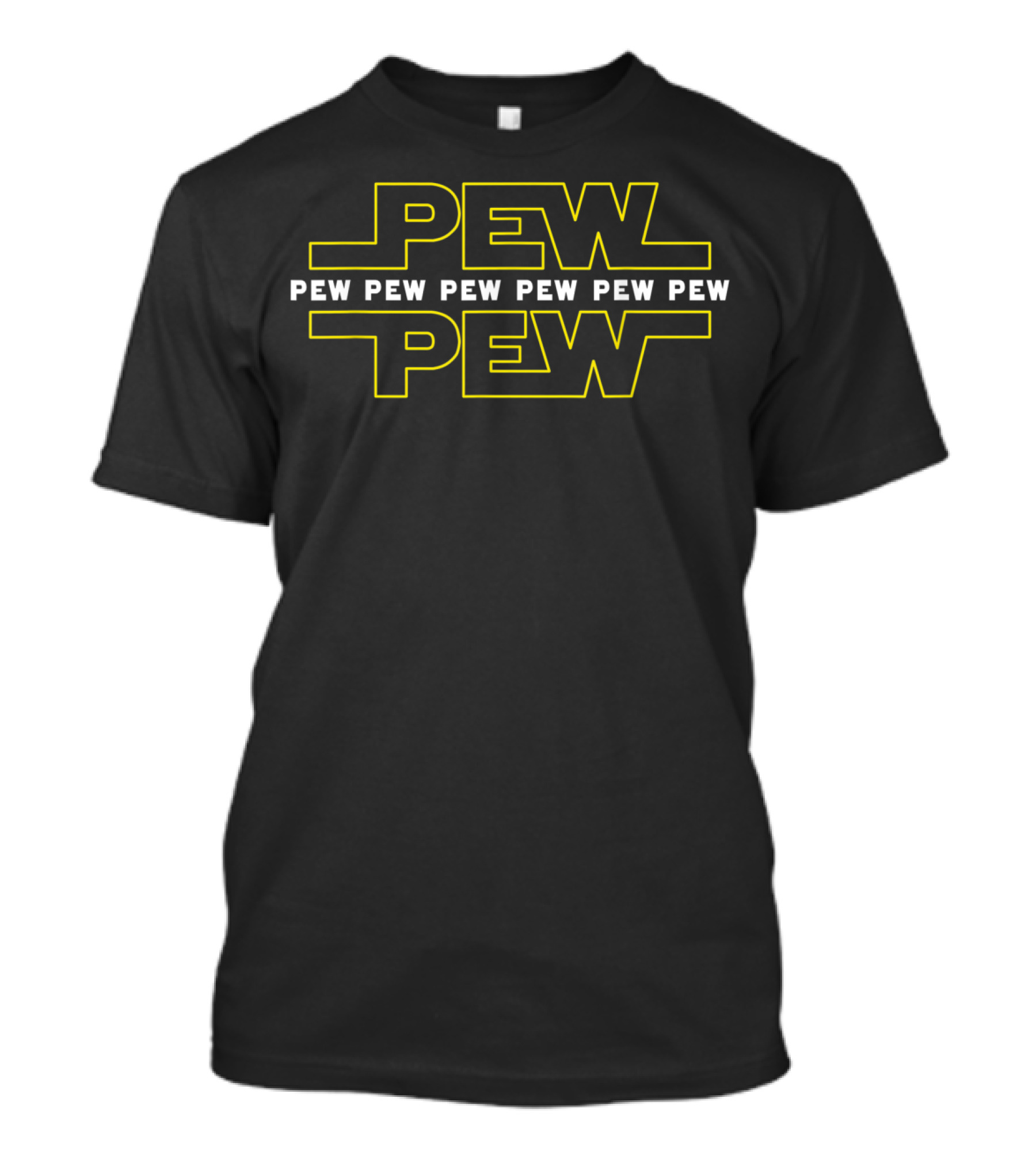 Pew Pew Pew Star Noises Wars Funny Science T-Shirt