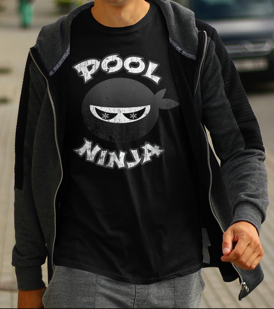 Pool Ninja Multitasking Gym Manager Water T-Shirt