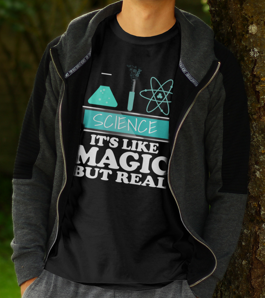 Science It's Like Magic But Real Chemistry And Physics Elements T-Shirt