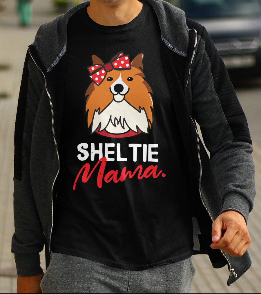Sheltie Mama Shetland Sheepdog Mom T-Shirt