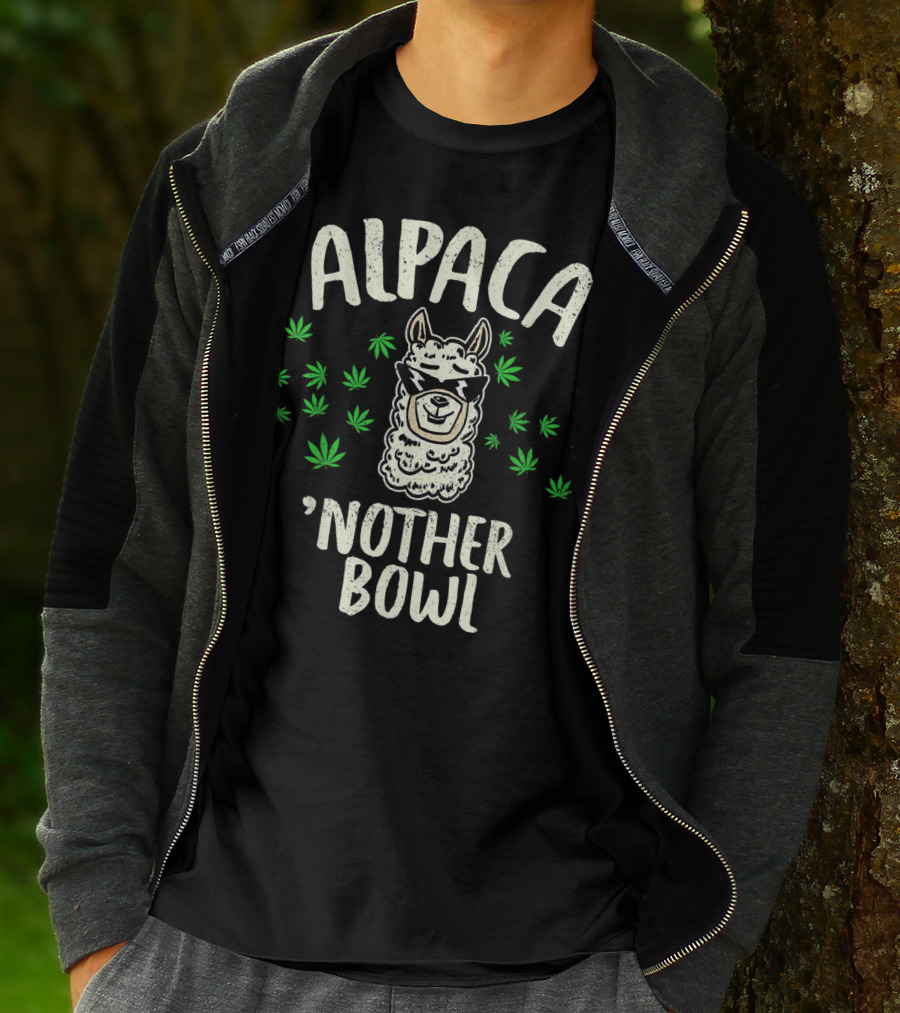 ALPACA 'Nother Bowl Funny Marijuana Weed CBD T-Shirt