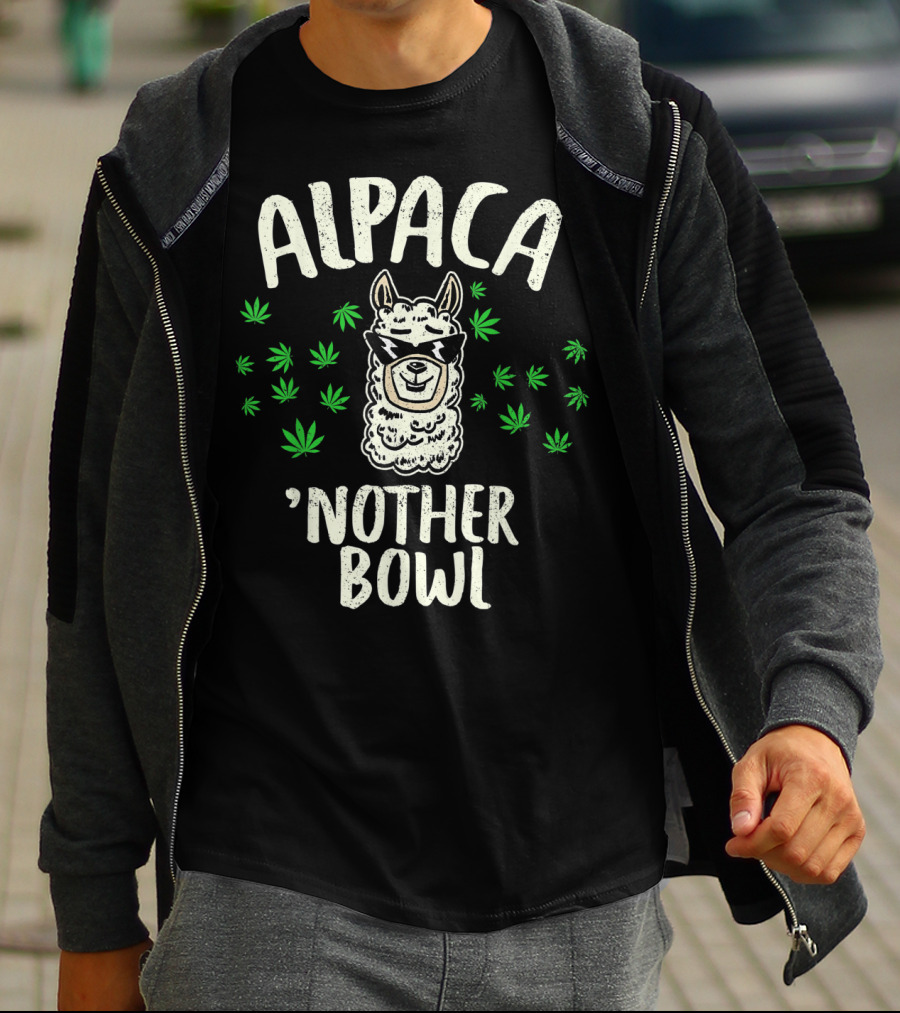 ALPACA 'Nother Bowl Funny Marijuana Weed CBD T-Shirt