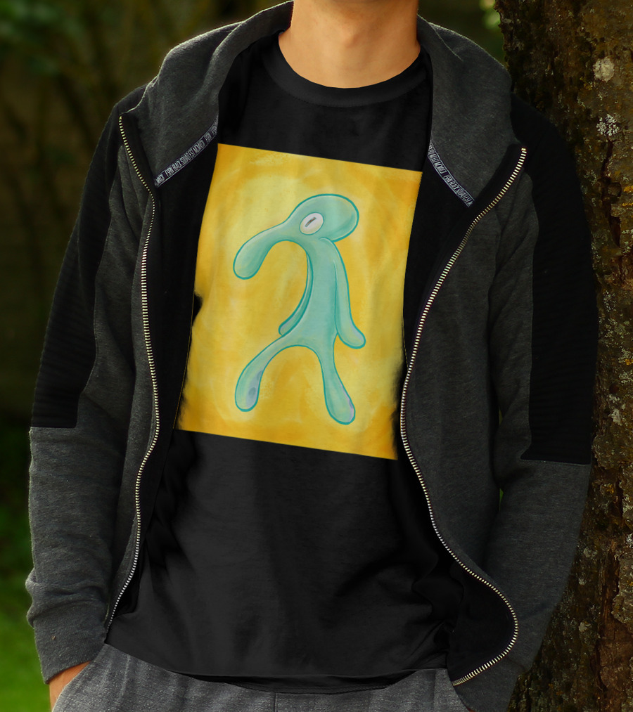Bold And Brash Squidward Jellyfish Fields Aesthetic T-Shirt