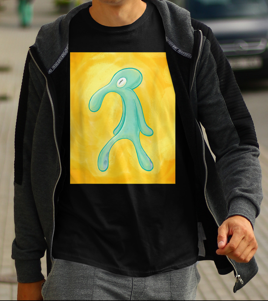 Bold And Brash Squidward Jellyfish Fields Aesthetic T-Shirt