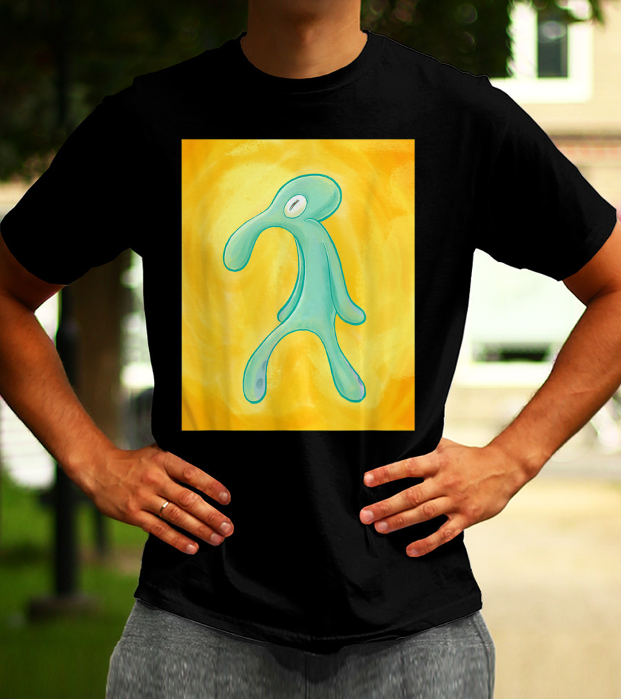 Bold And Brash Squidward Jellyfish Fields Aesthetic T-Shirt
