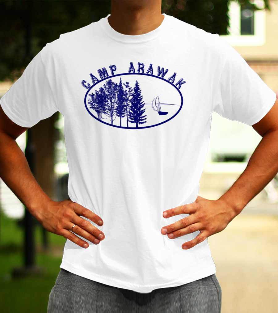 Camp Arawak Forest And Sailboat Vintage T-Shirt
