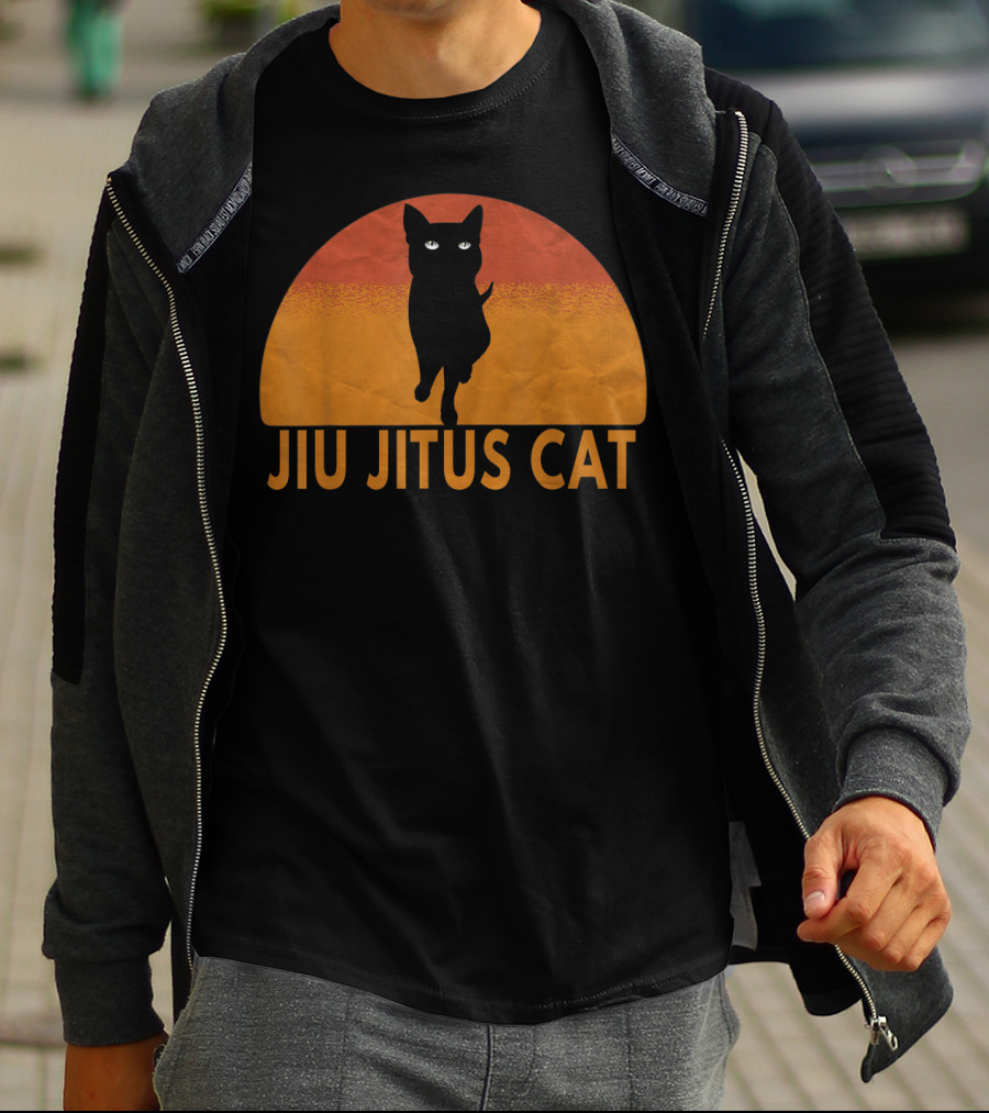 Jiu Jitsu Cat Cats Jiujitsu Bjj T-Shirt