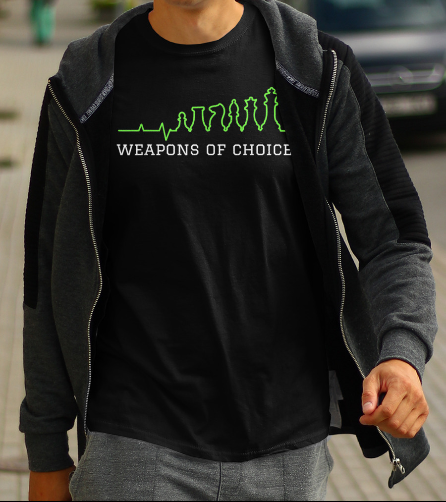 Weapons Of Choice Chess Pieces T-Shirt