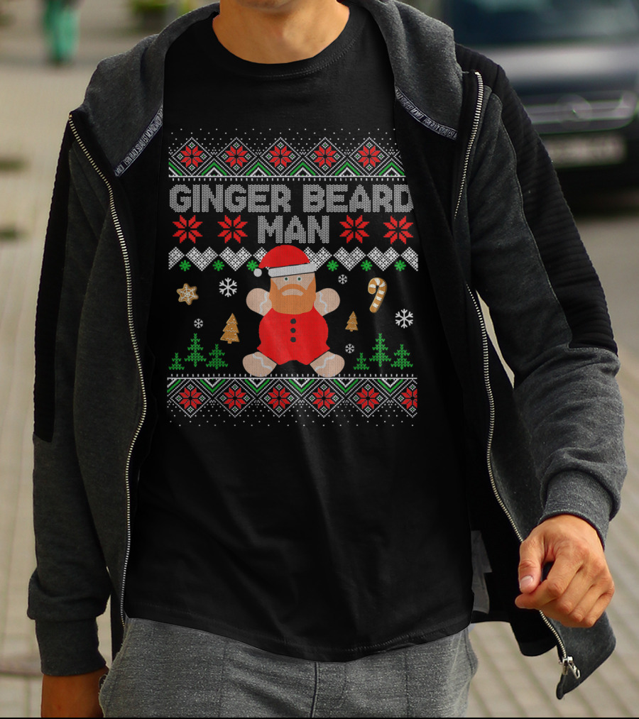 Ginger Beard Man Christmas T-Shirt