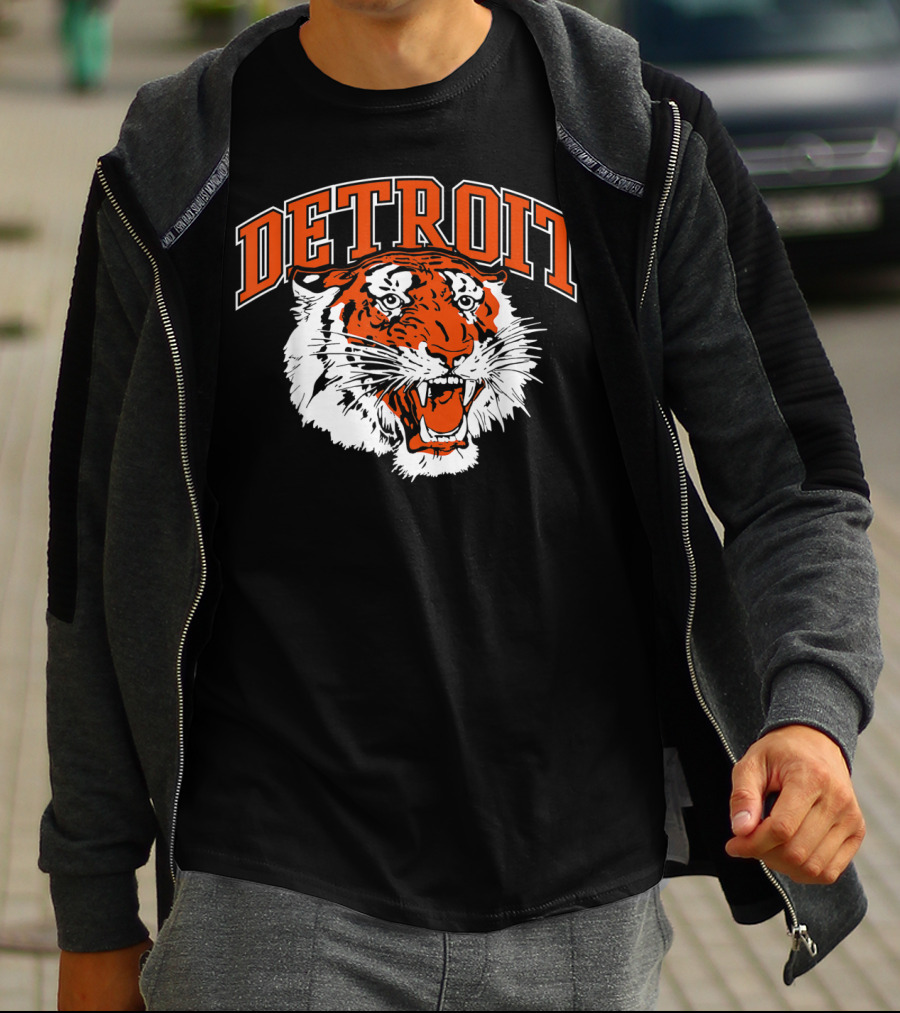 Detroit Bengal Tiger Vintage Baseball Michigan T-Shirt