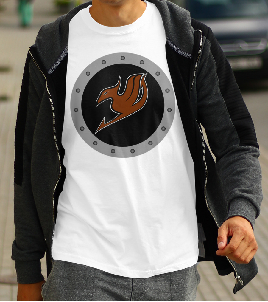 Dragon Tail Fairy Shield Anime Manga Fan Club Phoenix Emblem T-Shirt