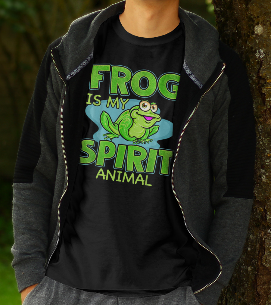 Frog Is My Spirit Animal Amphibian Lover T-Shirt