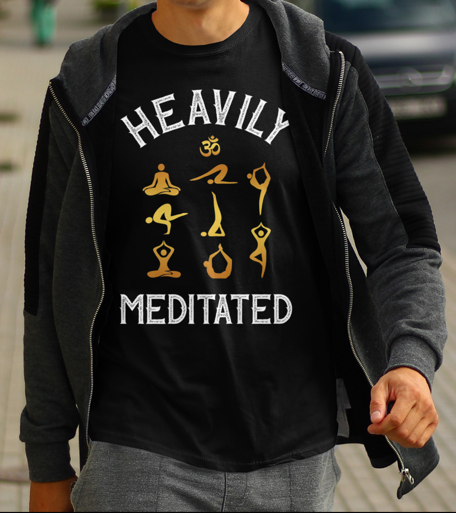 Heavily Meditated Meditation Yoga Om T-Shirt