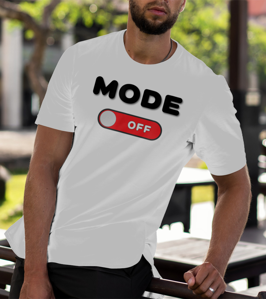 MODE OFF Red Toggle Switch T-Shirt
