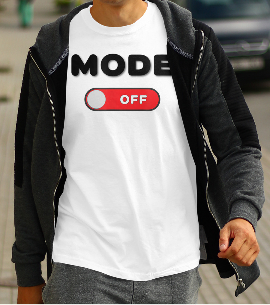 MODE OFF Red Toggle Switch T-Shirt
