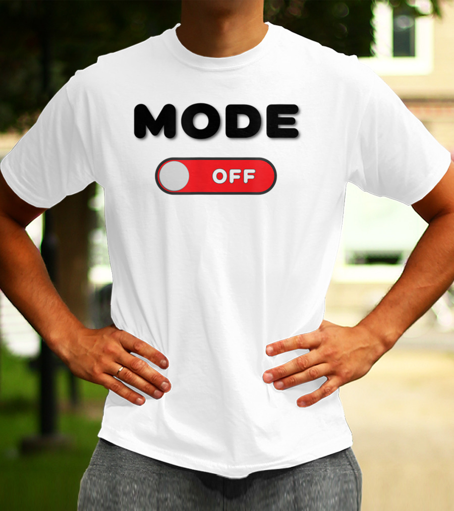 MODE OFF Red Toggle Switch T-Shirt