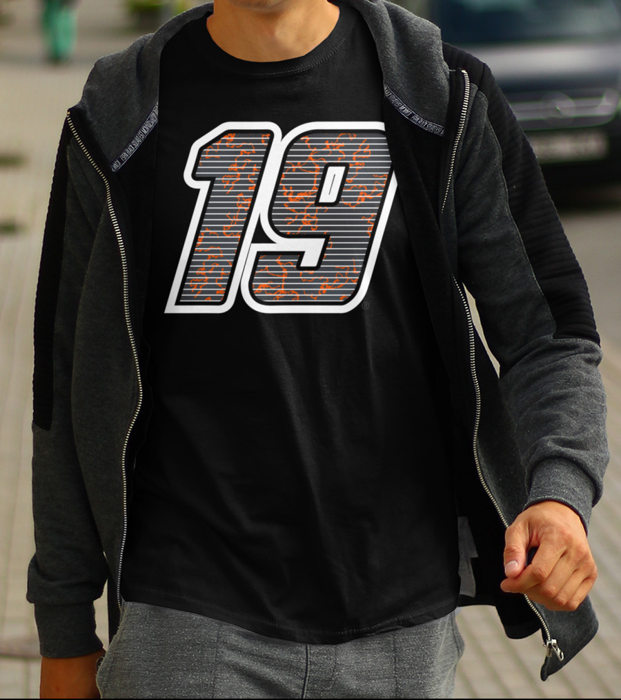 Nascar Martin Truex Jr Joe Gibbs Racing Number 19 Marble T-Shirt