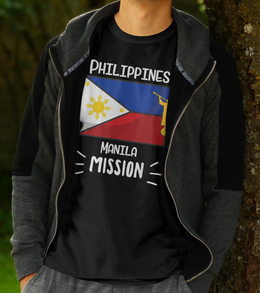 Philippines Manila Mission Mormon LDS Flag T-Shirt