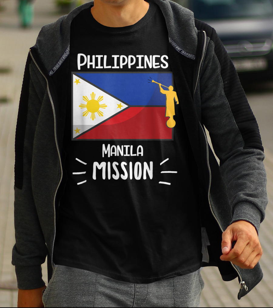 Philippines Manila Mission Mormon LDS Flag T-Shirt