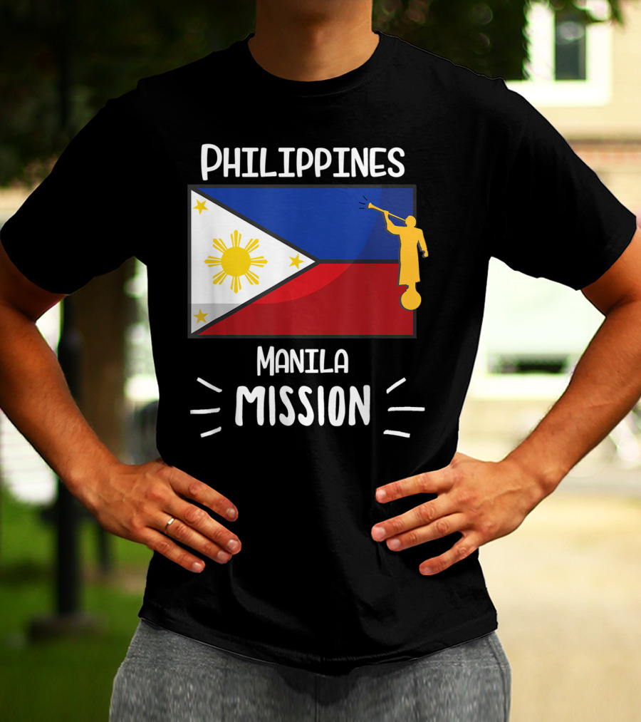 Philippines Manila Mission Mormon LDS Flag T-Shirt