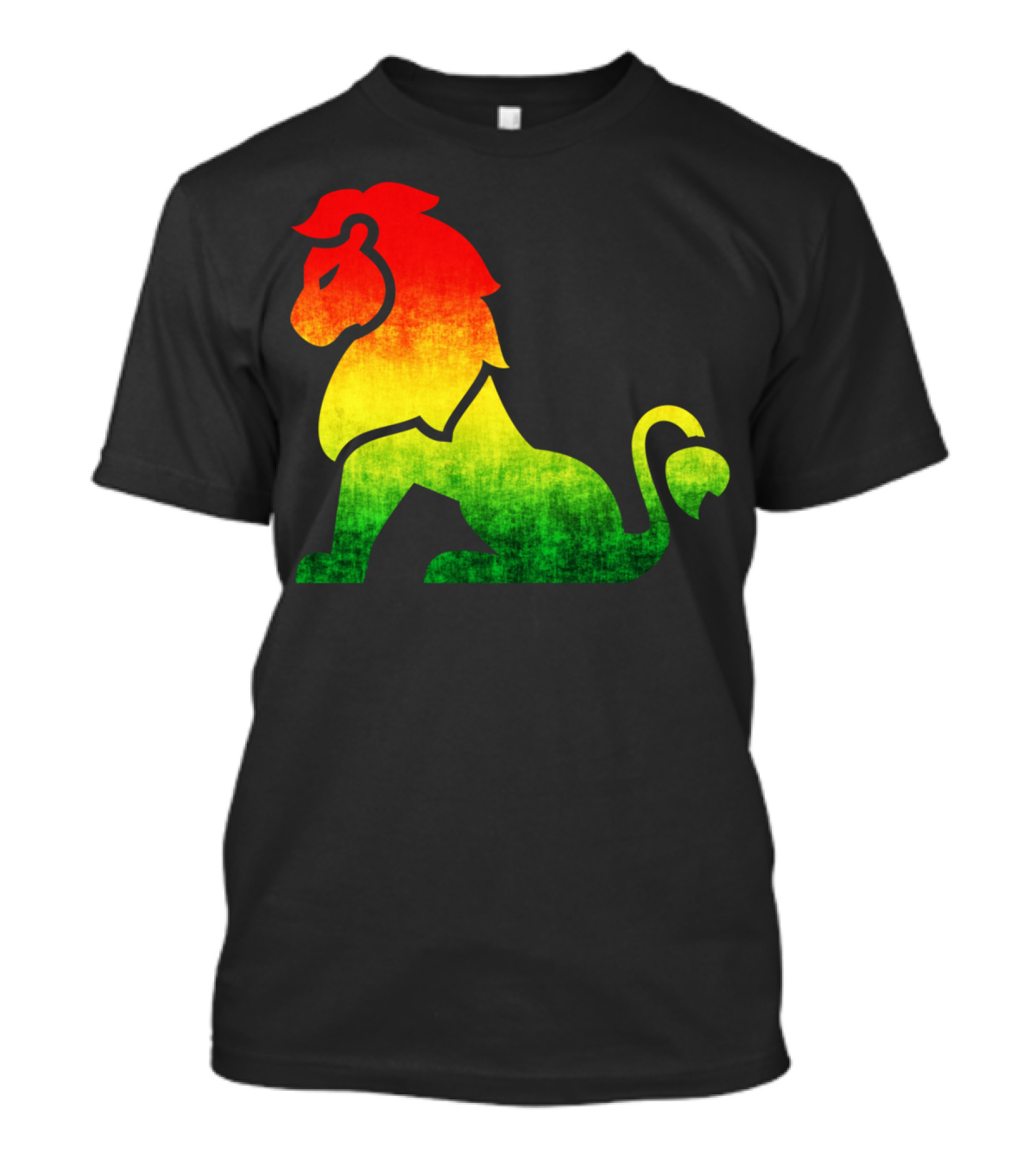 Rasta Flag Reggae Lion Jamaica T-Shirt