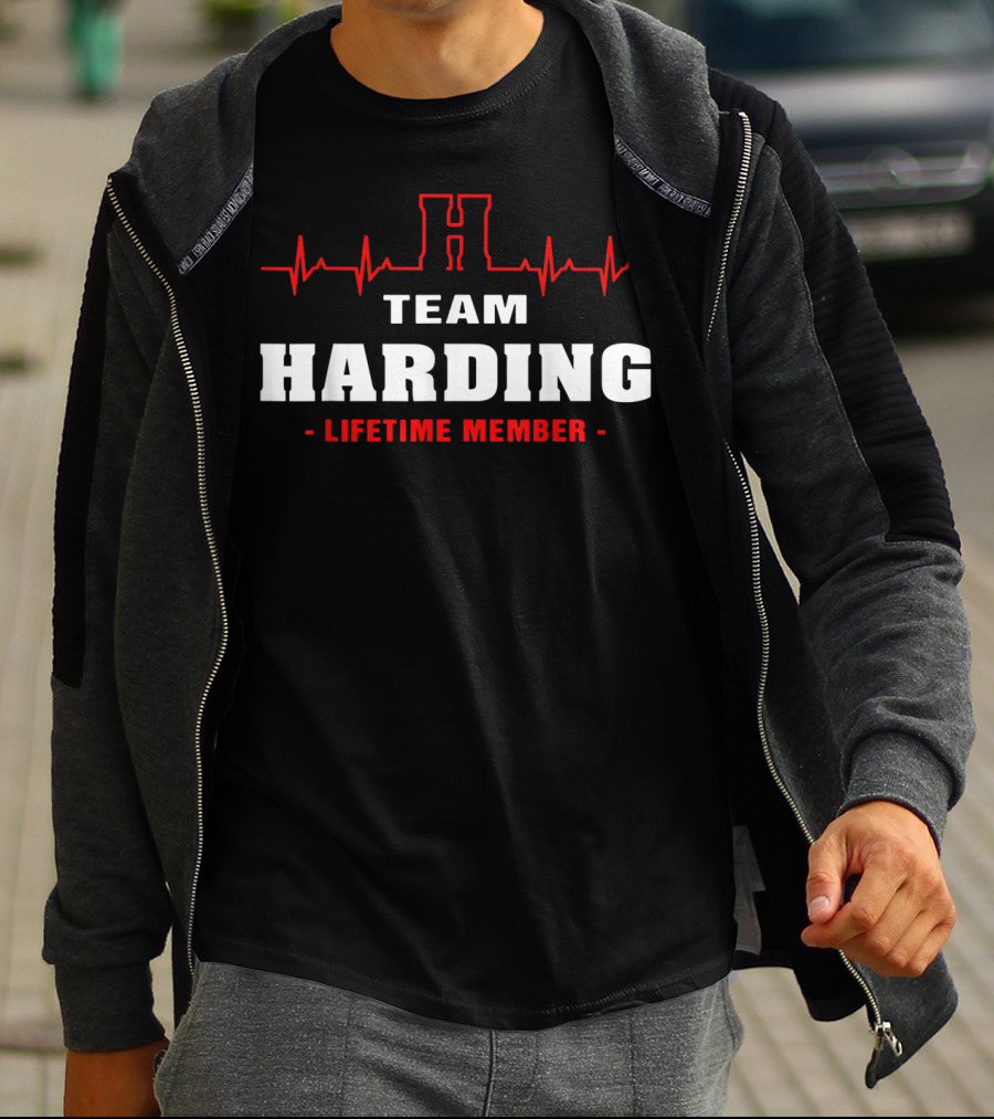 Team Harding Lifetime Member Surname Harding T-Shirt