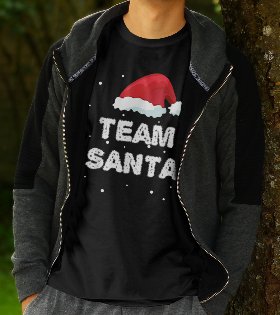 Team Santa Xmas Hat For Family Christmas T-Shirt