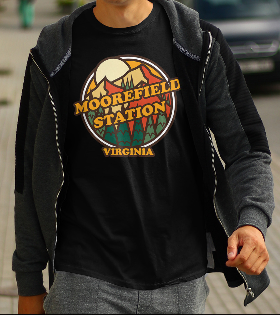 Moorefield Station Virginia Scenic Mountain T-Shirt