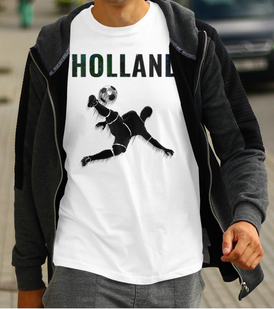 Holland Soccer Bicycle Kick Netherlands Oranje T-Shirt