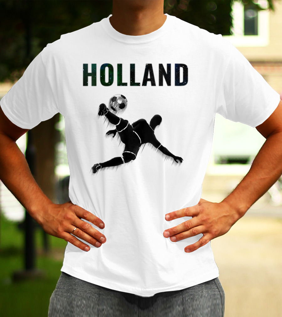 Holland Soccer Bicycle Kick Netherlands Oranje T-Shirt