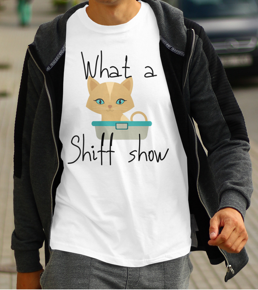What A Schiff Show Cat In Litter Box T-Shirt