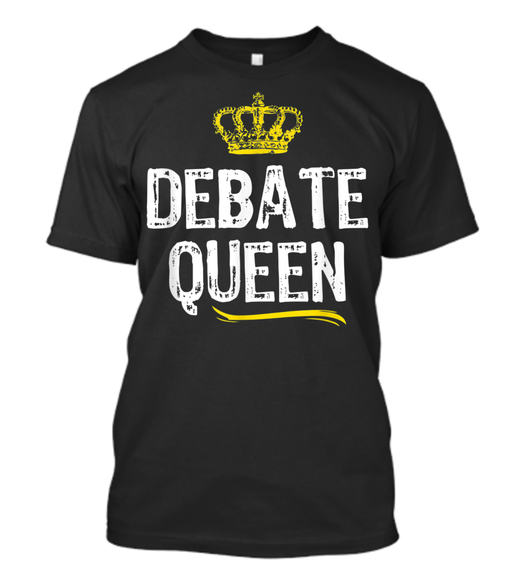 Debate Queen With Crown Motif T-Shirt