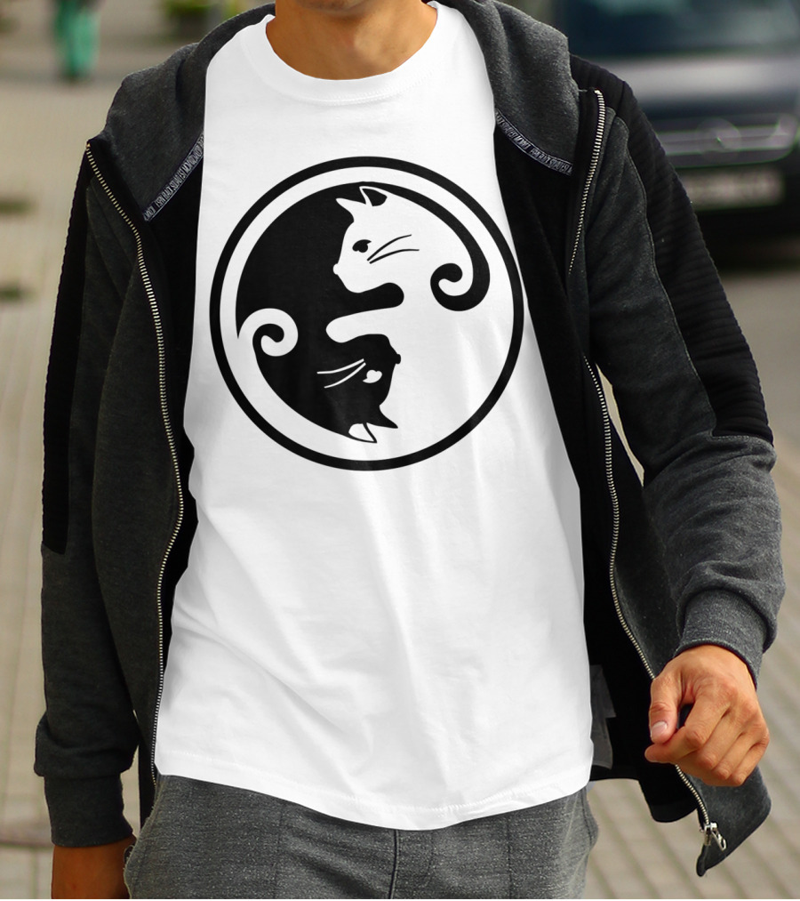Cat Yin Yang T-Shirt