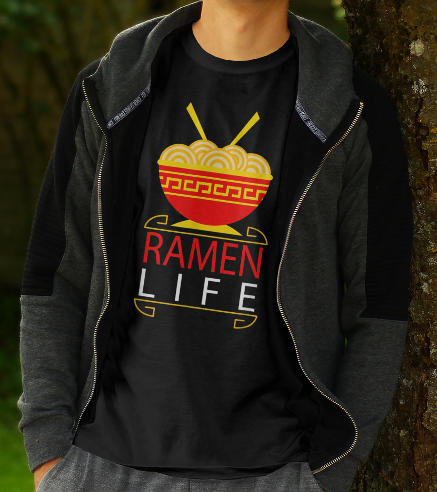 Ramen Life Funny Noodles Bowl Asian Food T-Shirt