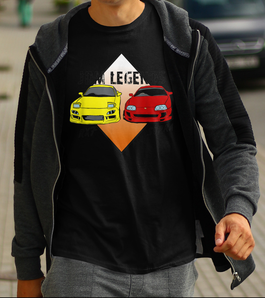 JDM Legends RX7 Supra Turbo Classic Cars T-Shirt