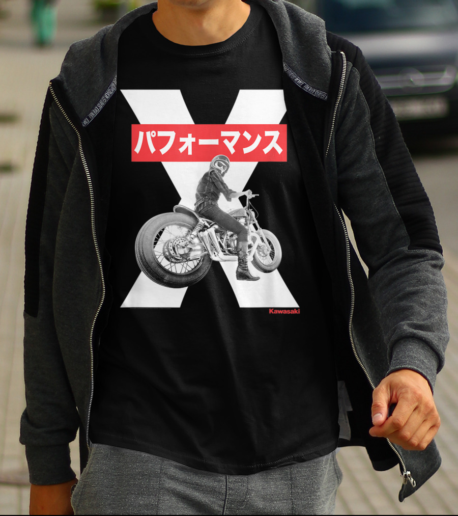 Kawasaki Performance Classic Motorcycle X T-Shirt