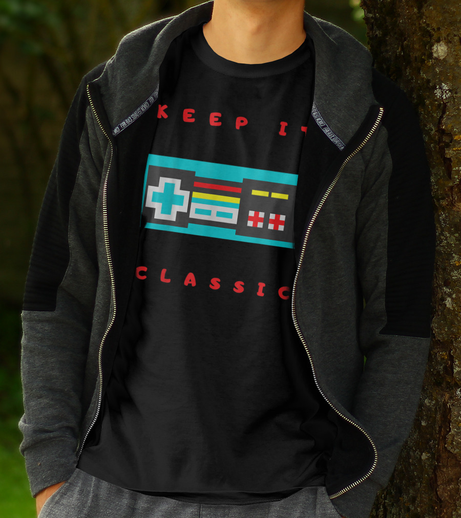 KEEP IT CLASSIC Retro Controller T-Shirt