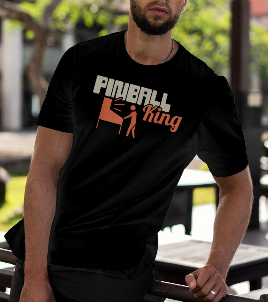Pinball King Funny Pinball Machine Collecting T-Shirt