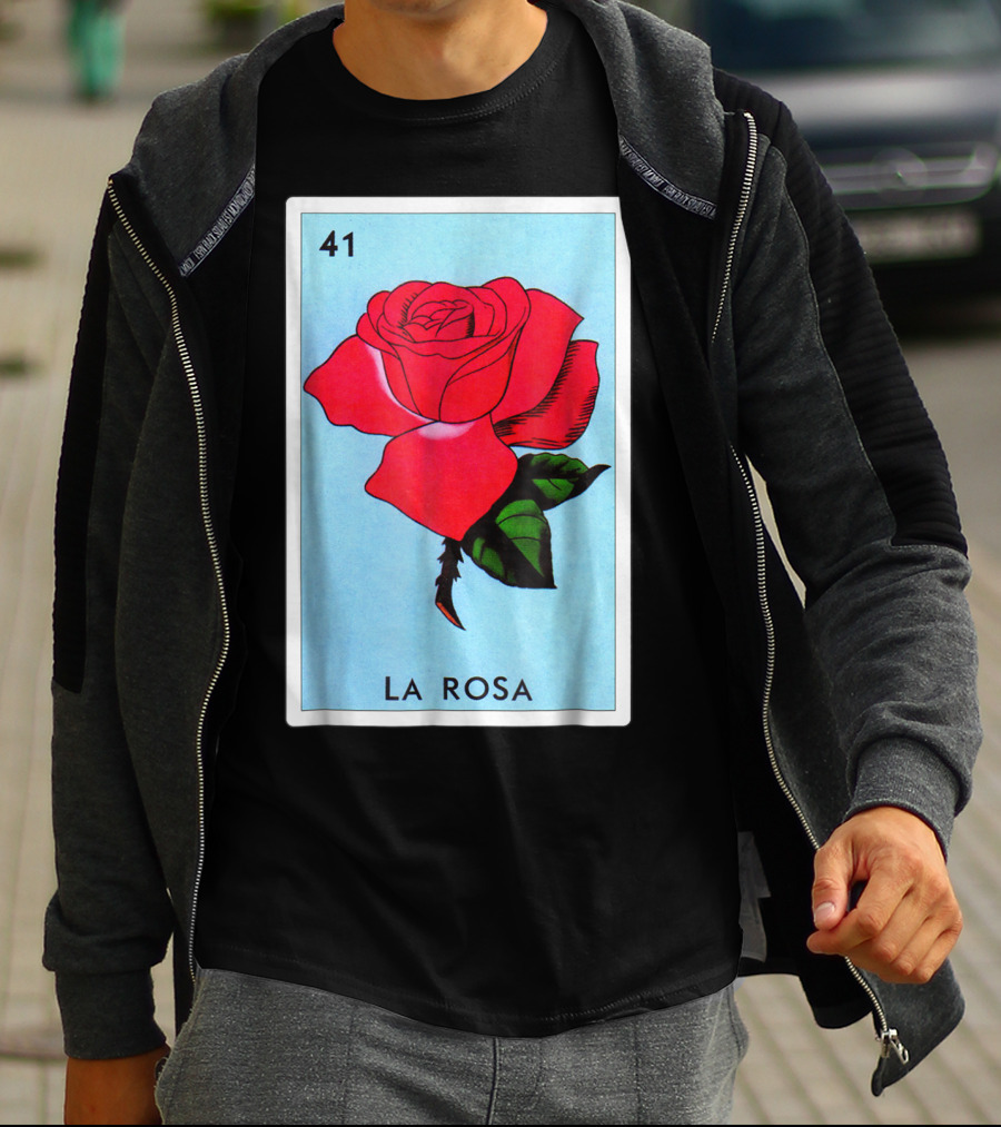Loteria La Rosa Card 41 Classic Version T-Shirt