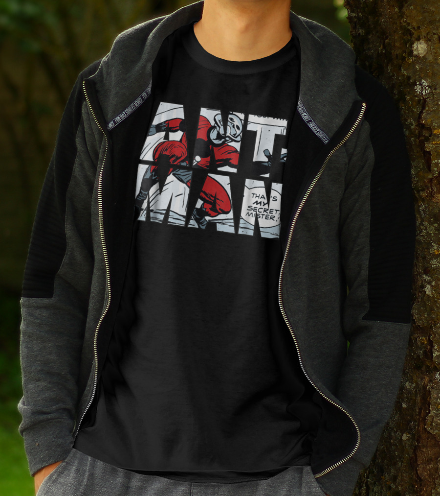 Marvel Antman Classic Comic That's My Secret Mister T-Shirt