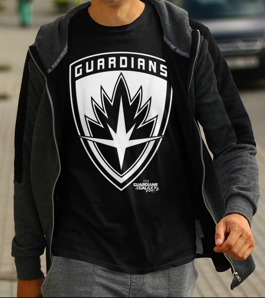 Guardians Of The Galaxy Vol 2 Marvel Classic Shield T-Shirt