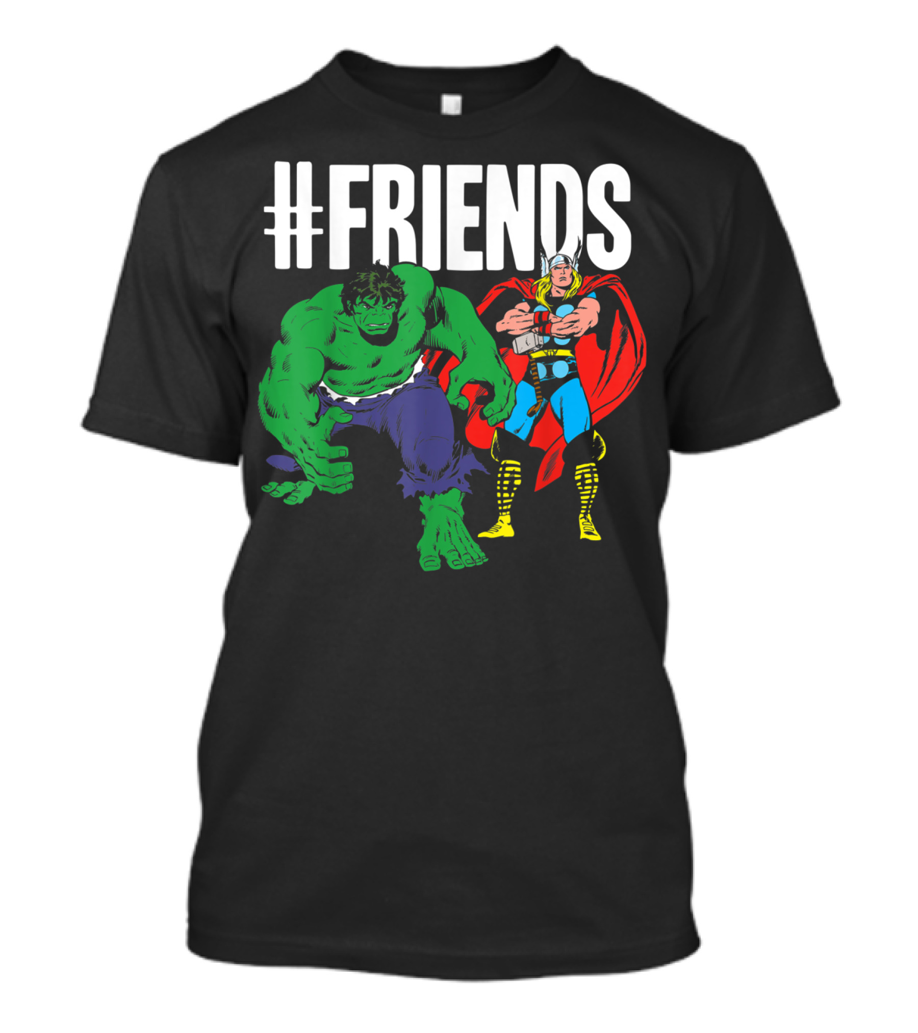 Marvel Thor Hulk #Friends T-Shirt