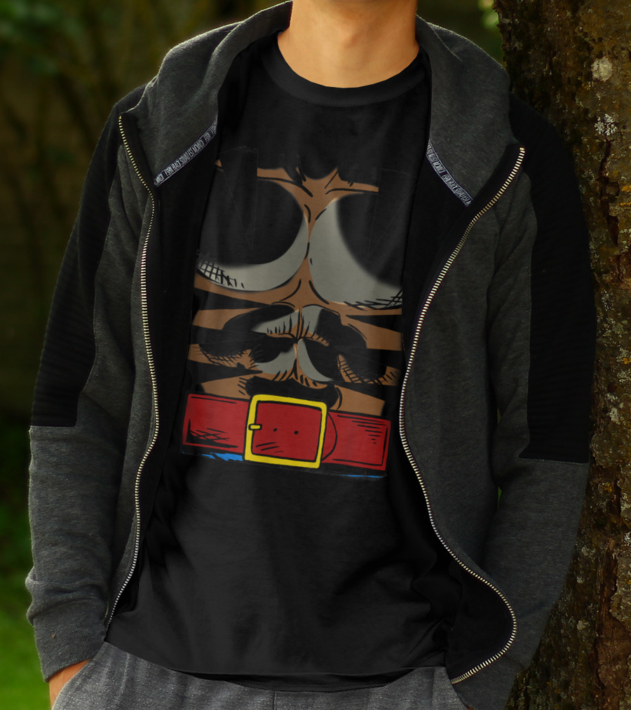 Marvel Xmen Wolverine Claw Chest Belt T-Shirt